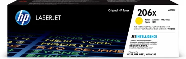HP 206X YELLOW TONER CRTG RENDIMIENTO 2 450 POIGINAS