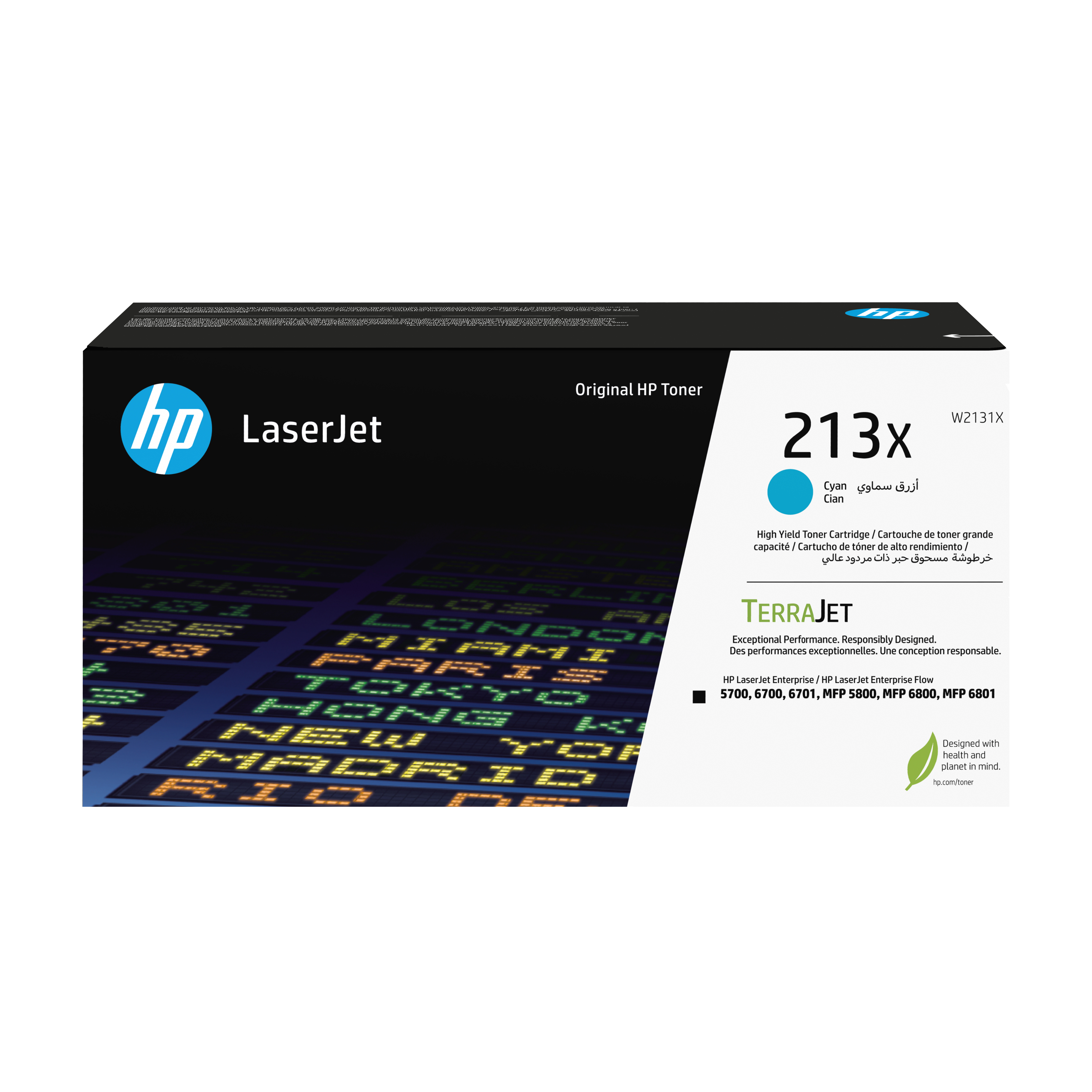 HP 213X CYN ORIGINAL LASERJET TONER CRTG