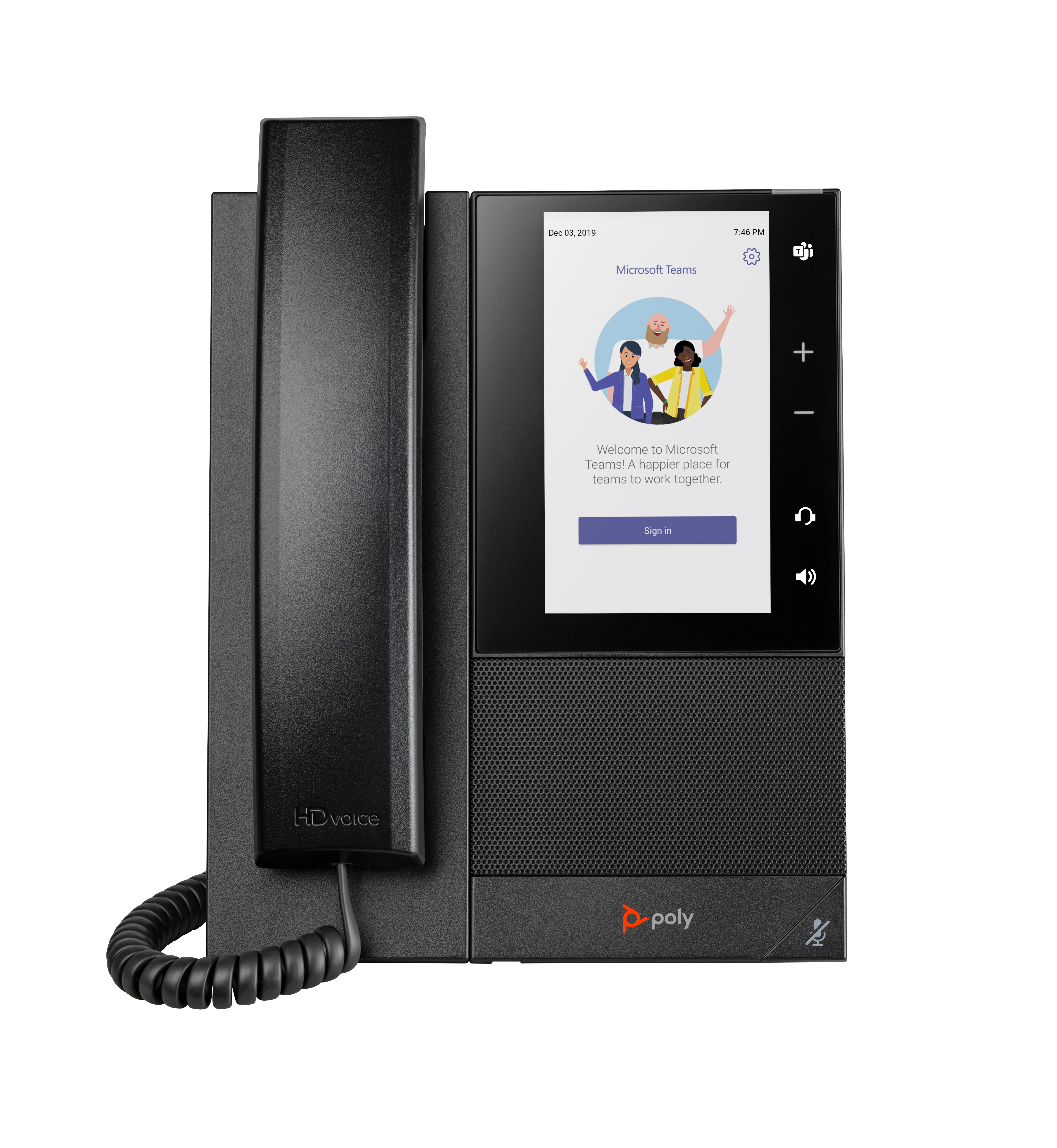 HP POLY CCX 505 BUSINESS MEDIA PHONE FOR MICROSOFT TEAMS AND POE