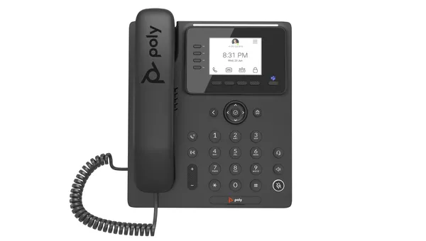 HP POLY CCX 350 BUSINESS MEDIA PHONE FOR MICROSOFT TEAMS AND POE