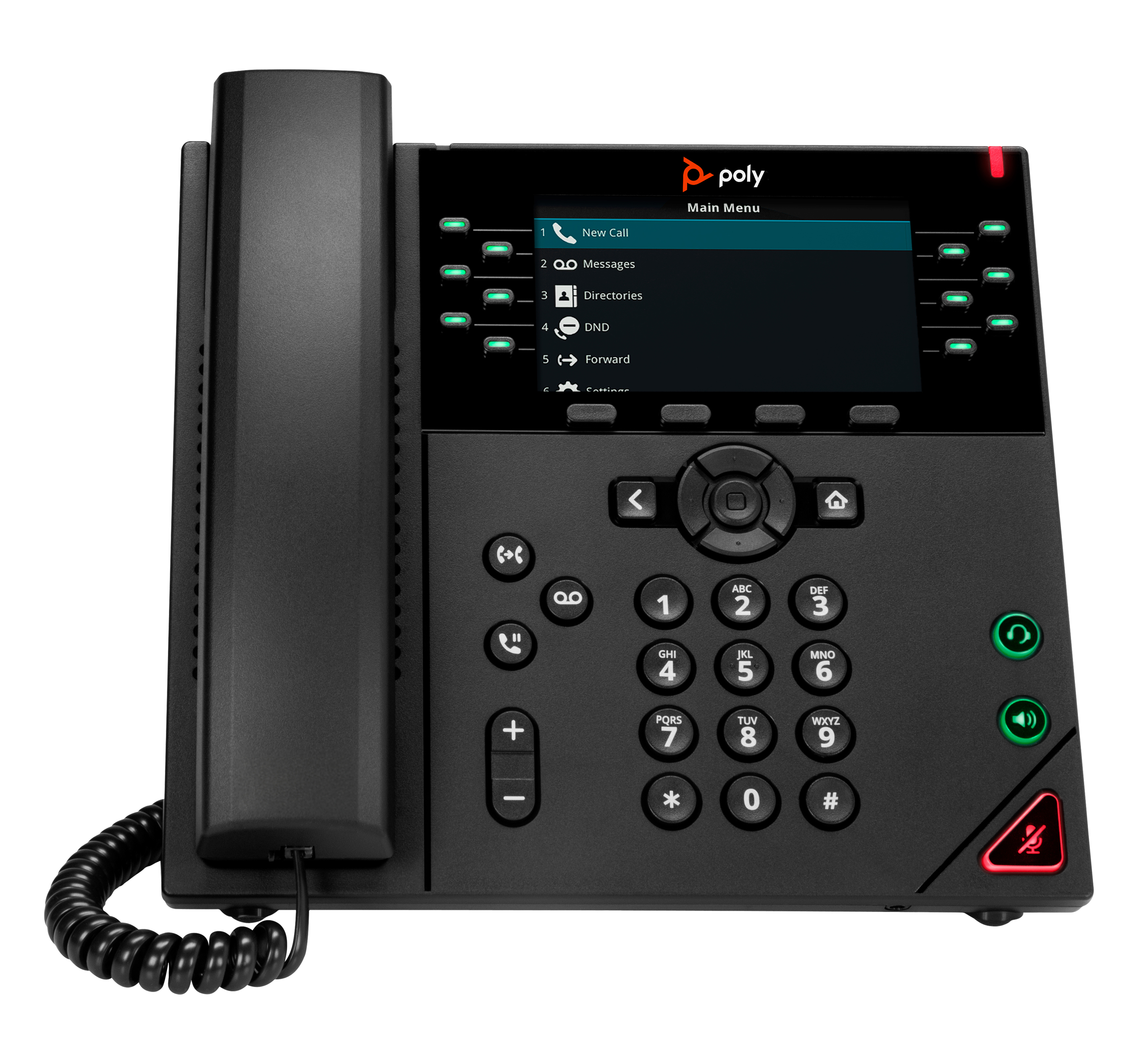 HP POLY VVX 450 12-LINE IP PHONE AND POE