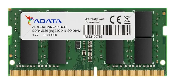 ADATA DDR4 SO-DIMM 8GB 2666 MHZ AD4S26668G19-SGN
