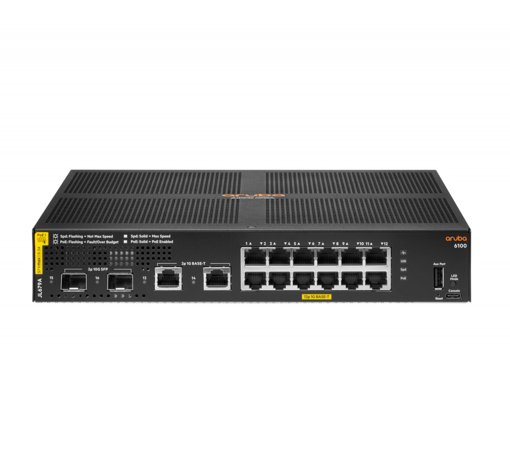 SWITCH 6100 12G CL4 2SFP POE 139W