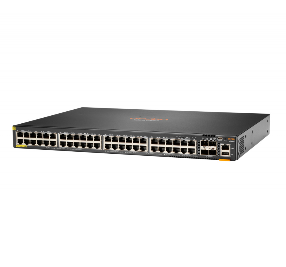 ARUBA 6200F 48G CL4 POE 4SFP 370W SWITCH