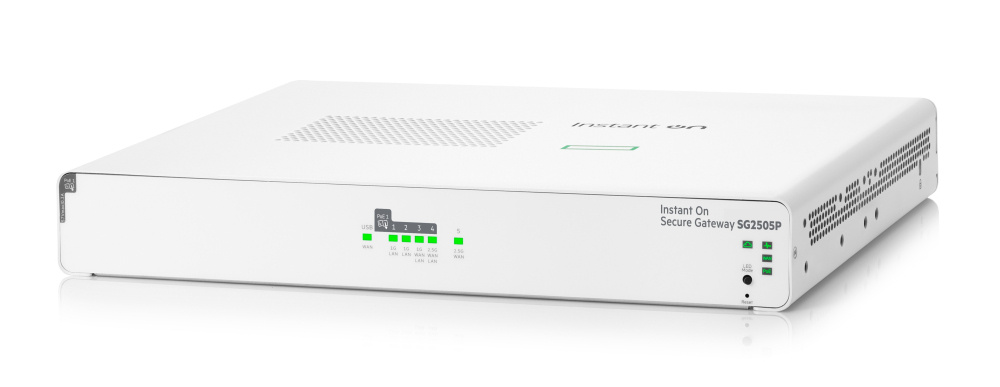 HPE NETWORKING INSTANT ON SECURE GATEWAY 5-PORT SMARTRATE 2.5