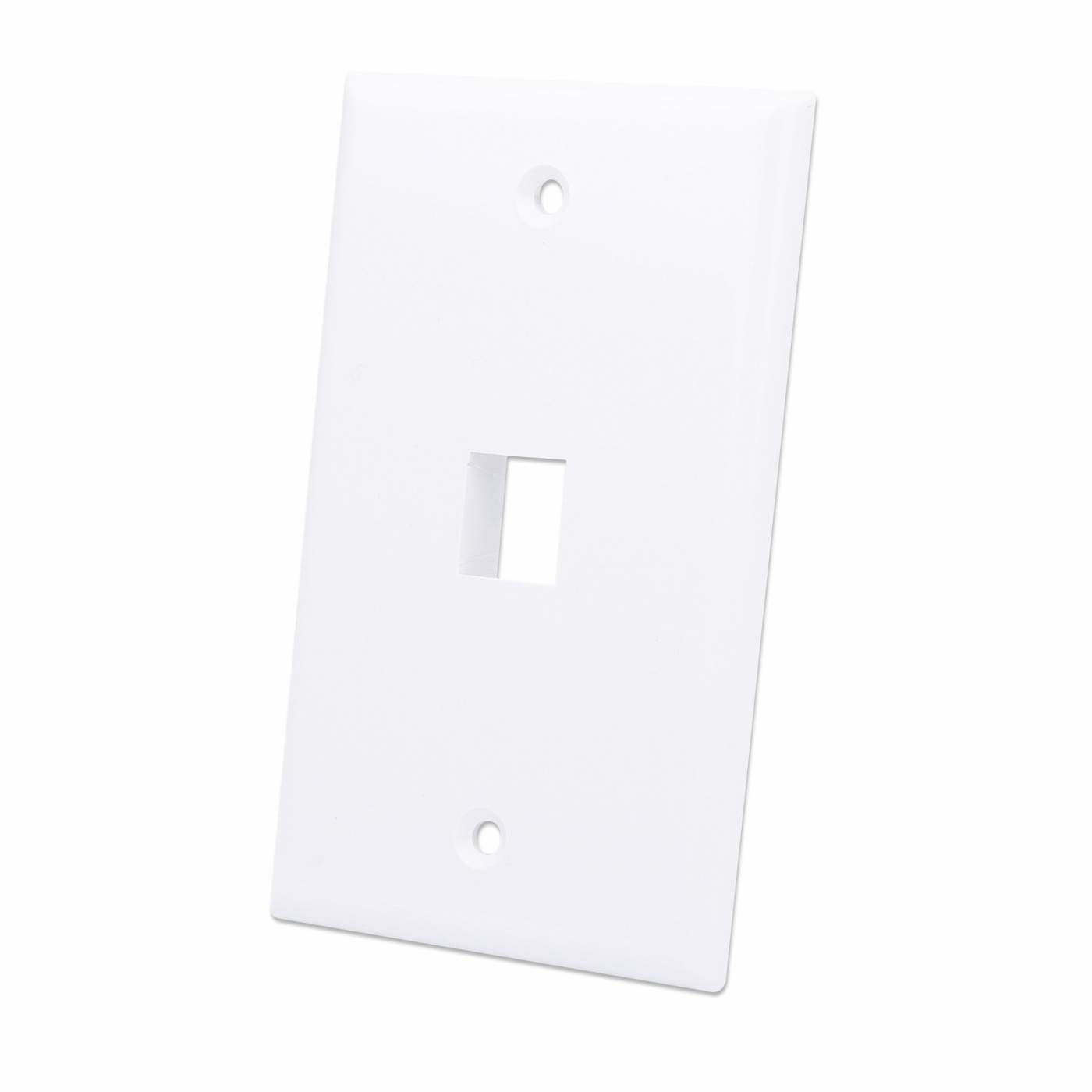 TAPA DE PARED FACEPLATE PLACA 1 PUERTO BLANCO