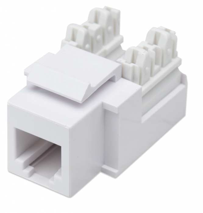 JACK RJ11 RJ12 PARA TELEFONIA DE IMPACTO BLANCO