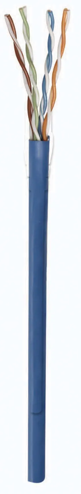 BOBINA CAT 5E COBRE UTP SOLIDA AZUL