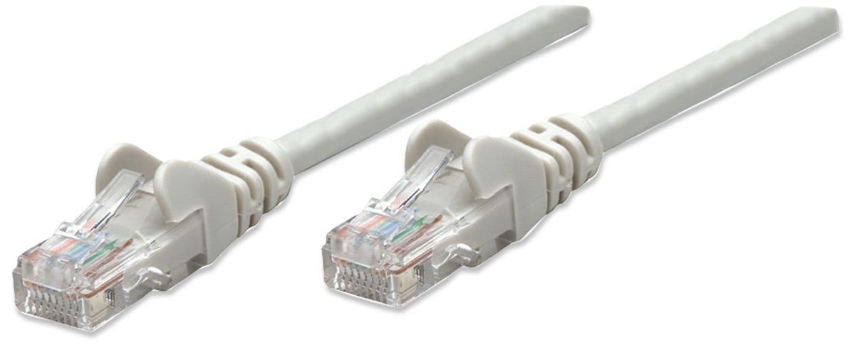 CABLE DE RED PATCH CAT6 RJ45 7.6M GRIS