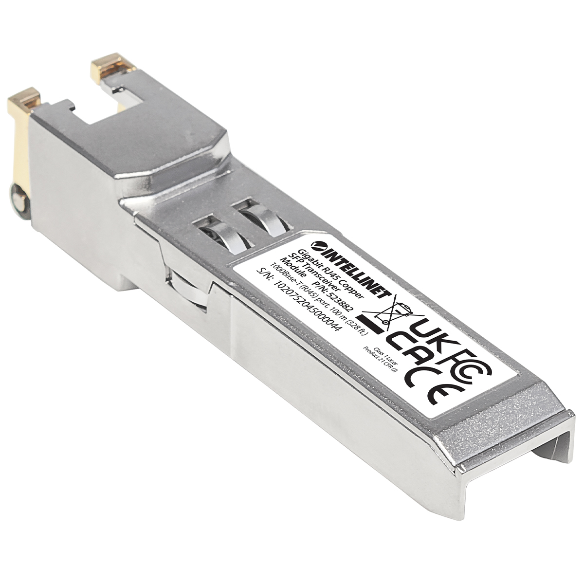 MODULO TRANSCEPTOR SFP GIGABIT COBRE RJ45 1000BASE-T 100M