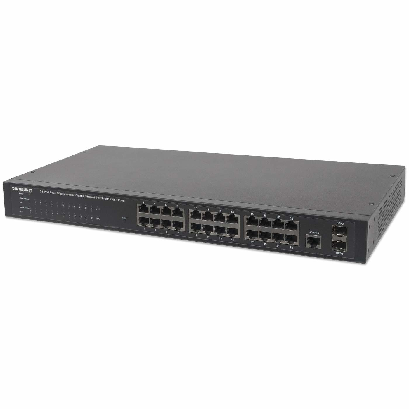 SWITCH ADMINISTRABLE POE GIGABIT 24 PTOS 240W 2 PTOS SFP