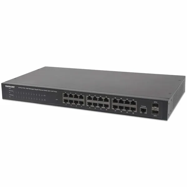 SWITCH ADMINISTRABLE POE GIGABIT 24 PTOS 240W 2 PTOS SFP