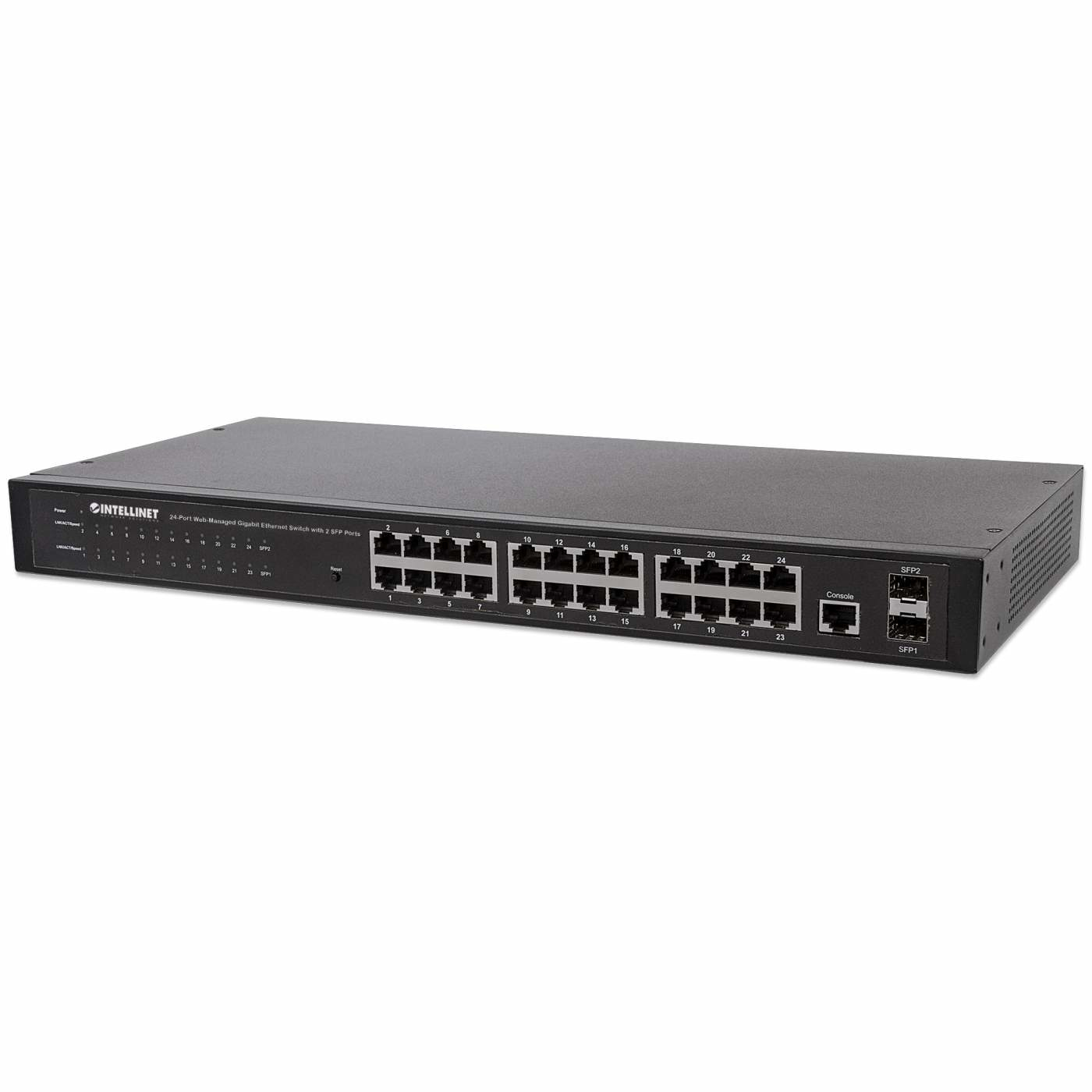 SWITCH ADMINISTRABLE 24 PTOS RJ45 GIGABIT 10/100/1000 2 PTOS SFP