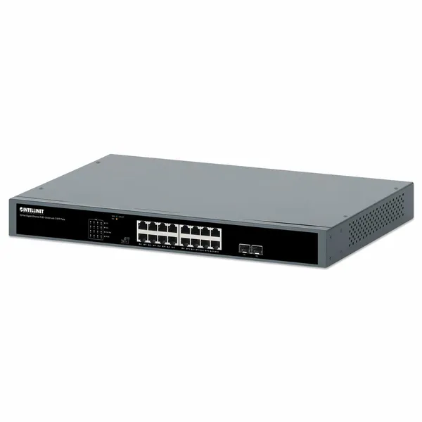 POE SWITCH GB 16 PTOS 19IN 30W PTO  250W 2 SFP PORTS
