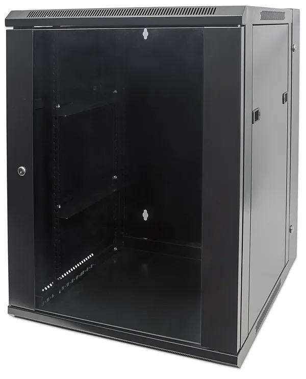 GABINETE 19 DOBLE SECCION 9U 500MM PROF  ENSAMBLADO