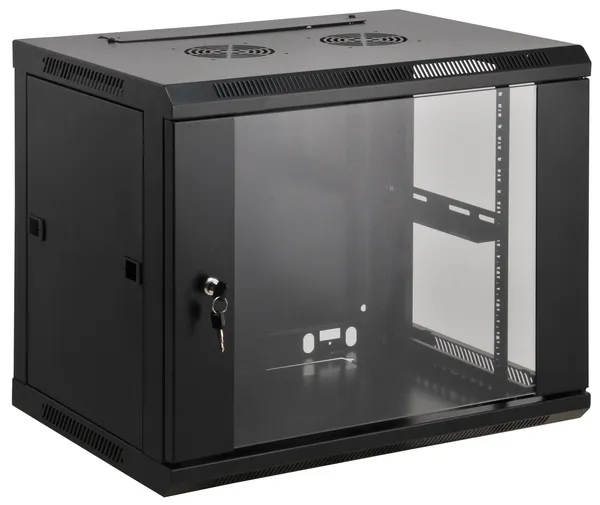 GABINETE 19  MURAL ENSAMBLADO 9U 600X600