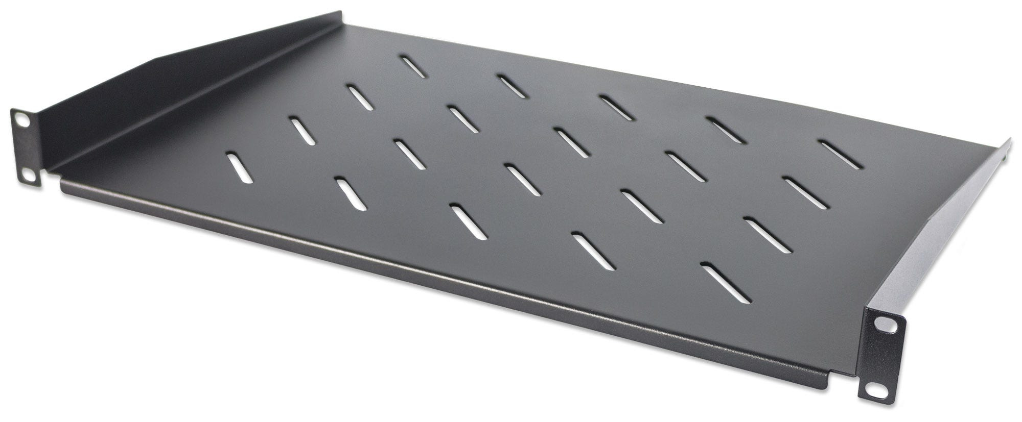 CHAROLA FIJA RACK O GABINETE 19IN 1U 30CM VENTILADA SOPORTA 25KG