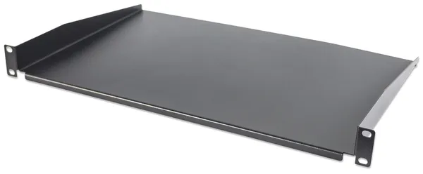 CHAROLA DE 19IN 1U 350 MM PROF NEGRO NO VENTILADA 25KG