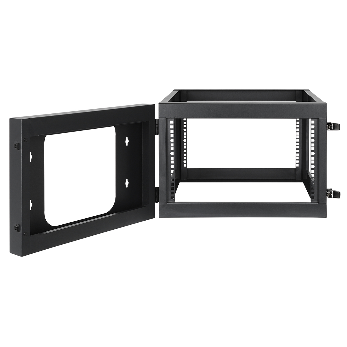 RACK ABIERTO 19IN MURAL 6U 604X 555 MONTAJE PARED ARMADO