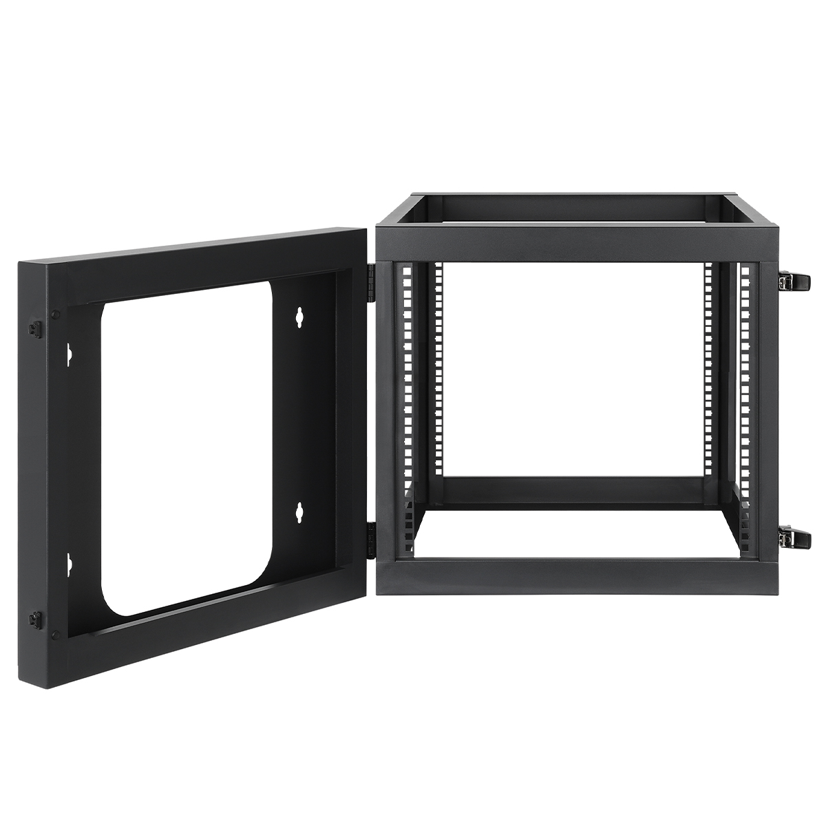 RACK ABIERTO 19IN MURAL 9U 604X 555 MONTAJE PARED ARMADO