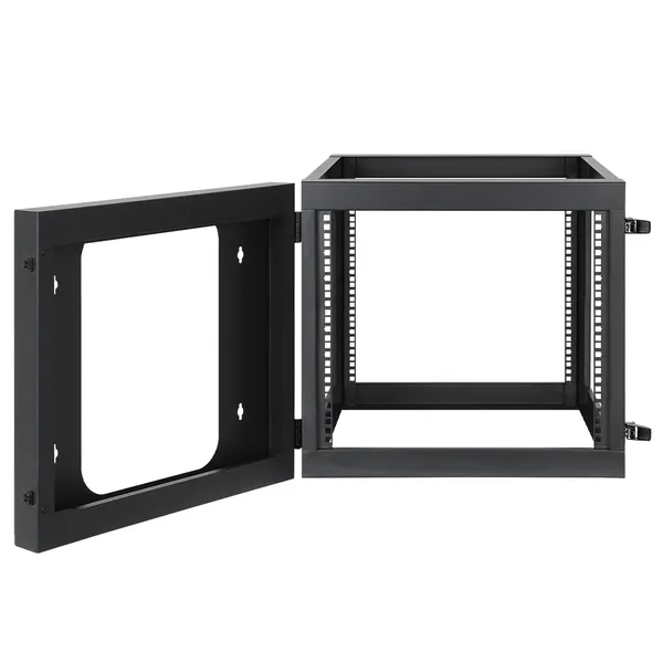 RACK ABIERTO 19IN MURAL 9U 604X 555 MONTAJE PARED ARMADO
