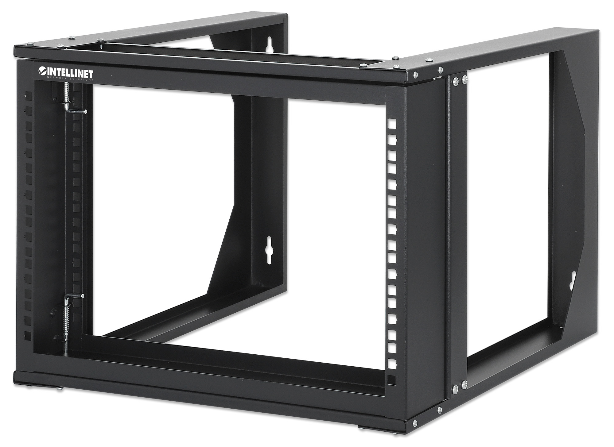 RACK ABIERTO 19IN MURAL 6U 500X 450 MONTAJE PARED DESARMADO