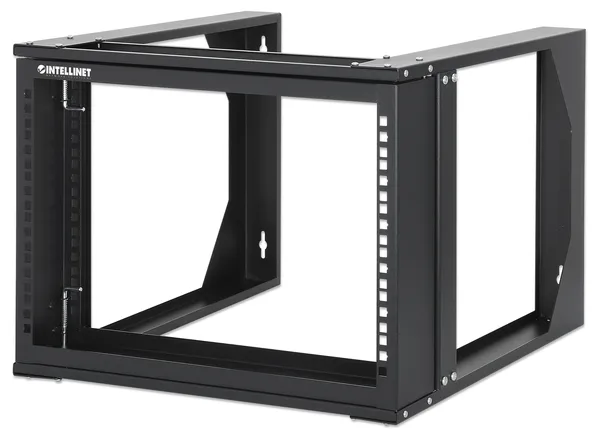 RACK ABIERTO 19IN MURAL 6U 500X 450 MONTAJE PARED DESARMADO