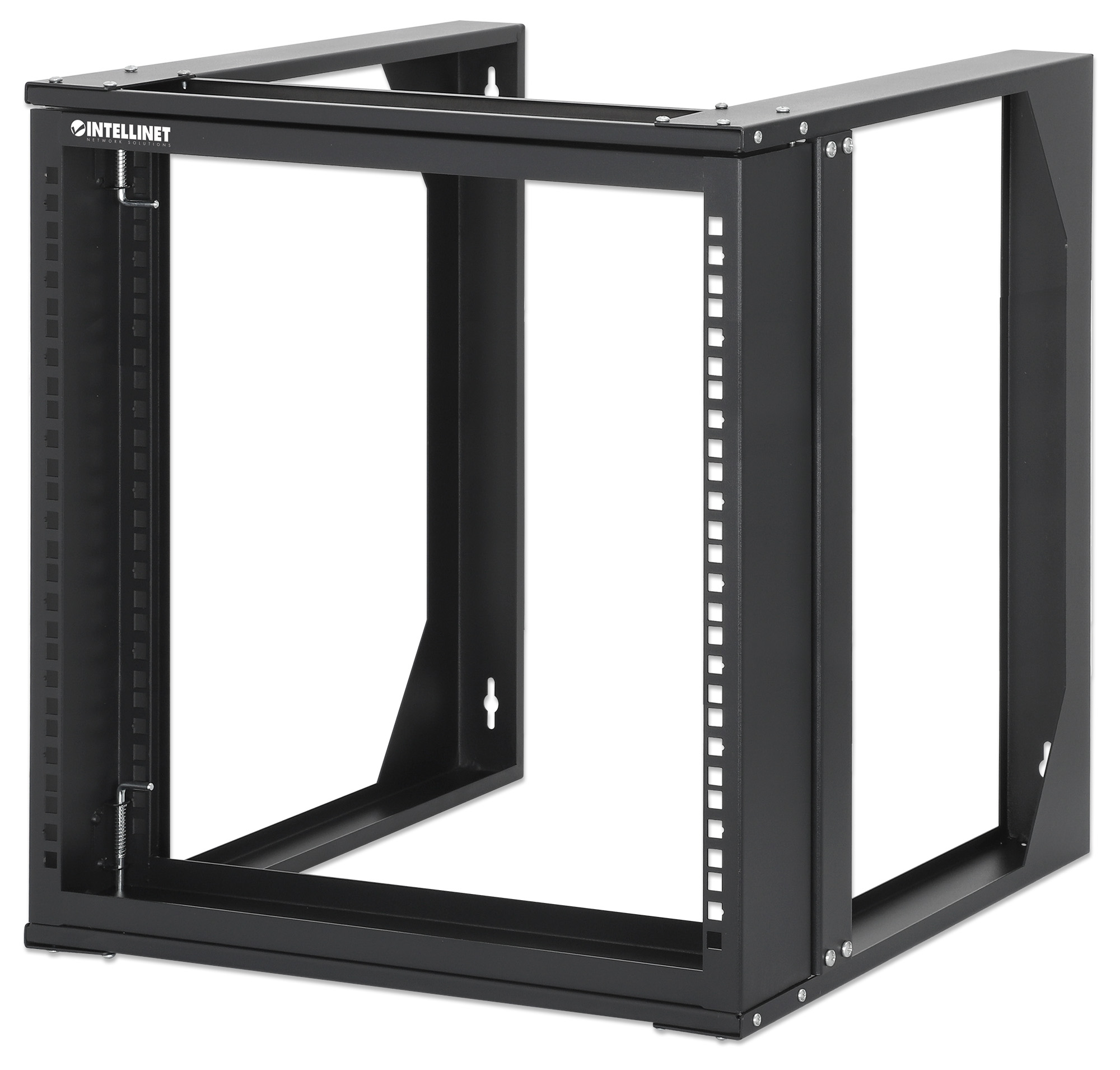 RACK ABIERTO19IN 9U MONTAJE EN PARED 2 POSTES 450MM PROFUNDO FLATP