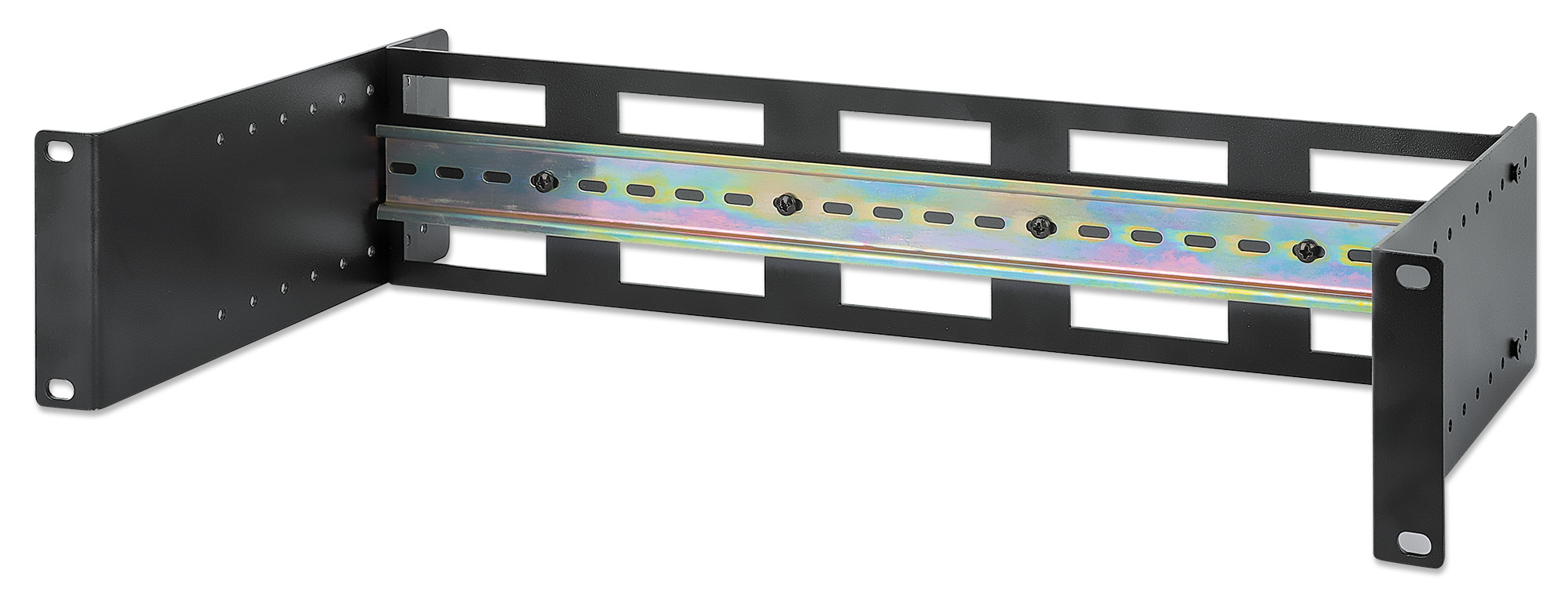 KIT DE CARRIL DIN AJUSTABLE PARA RACK 19 2U