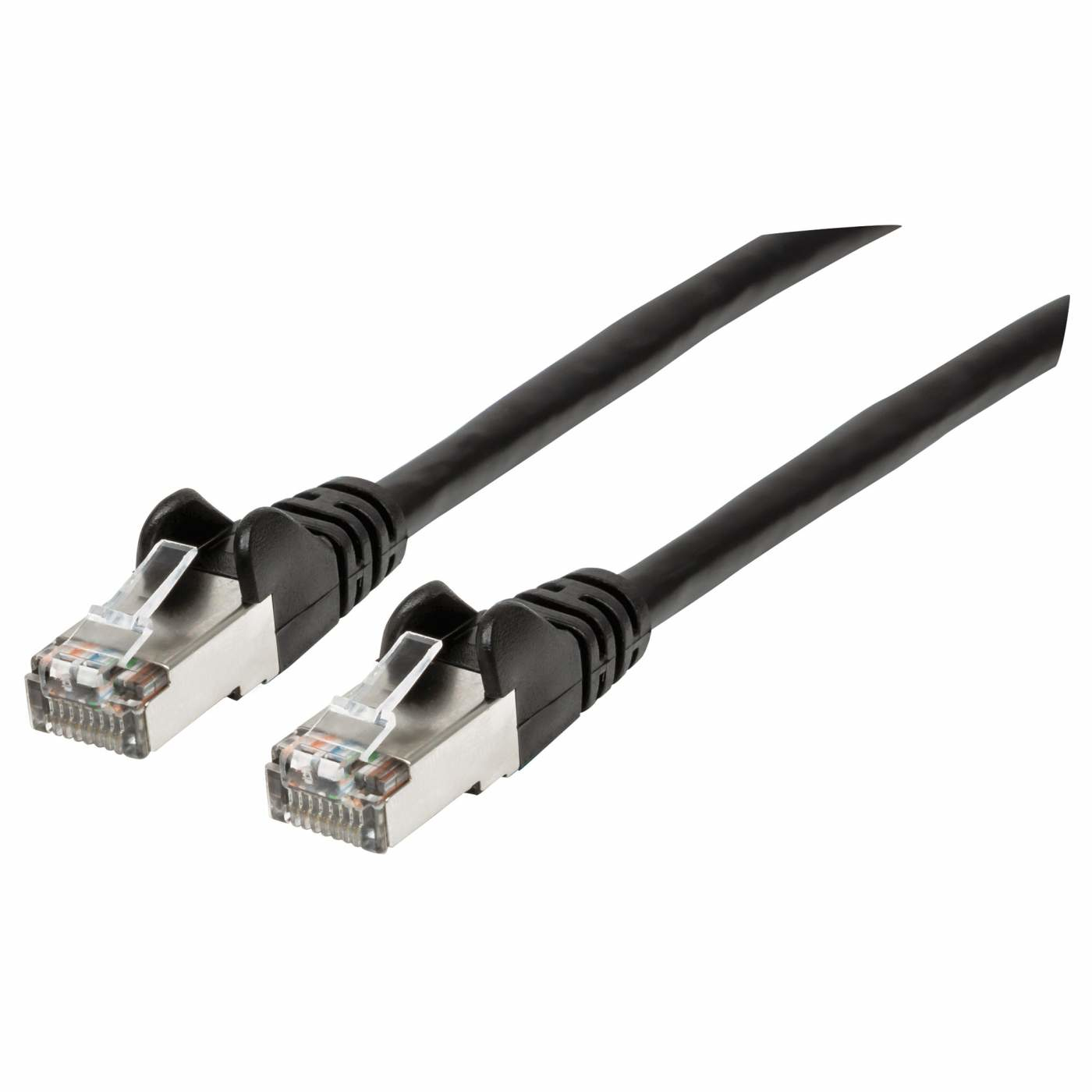 CABLE DE RED PATCH CAT6A RJ45 4.2M SFTP BLINDADO NEGRO
