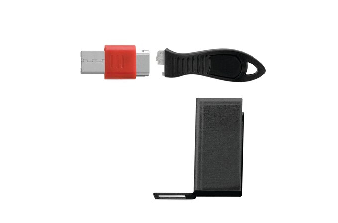 USB PORT LOCK WITH RECTANGULAR CABLE