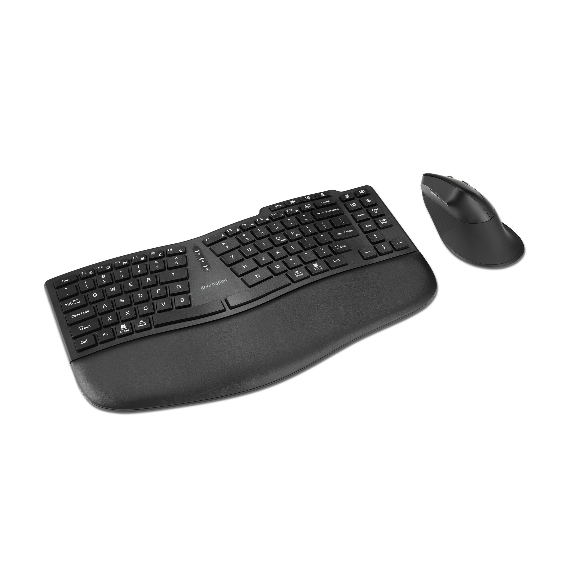 TECALDO Y MOUSE ERGONOMICO KENSINGTON RECARGABLE USB Y BT