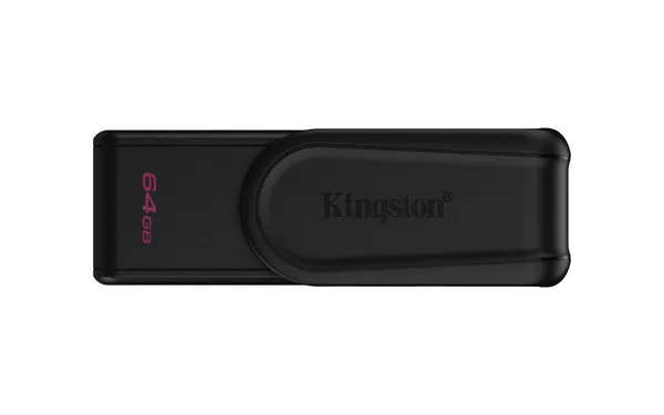 KINGSTON MEMORIA 64GB USB 3.2 DATATRAVELER EXODIA S NEGRA NEGRA