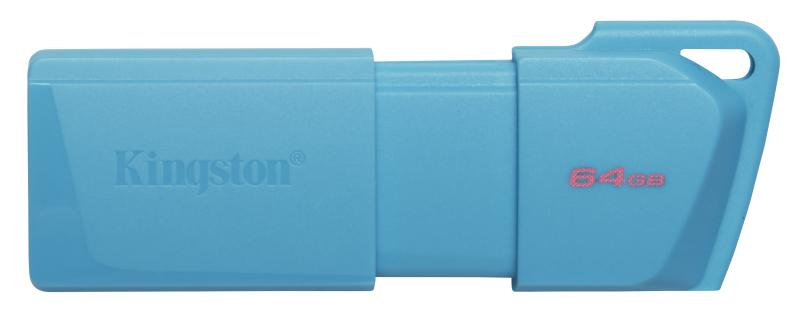 USB MEMORIA KINGSTON 64GB DTXM EXODIA AQUA BLUE TURQUESA