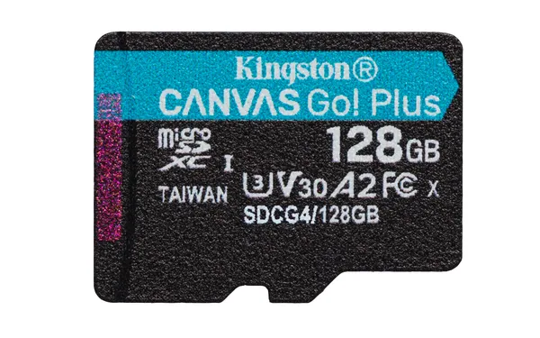KINGSTON MEMORIA 128GB MICROSDX C CANVAS GO PLUS U3  SIN ADP