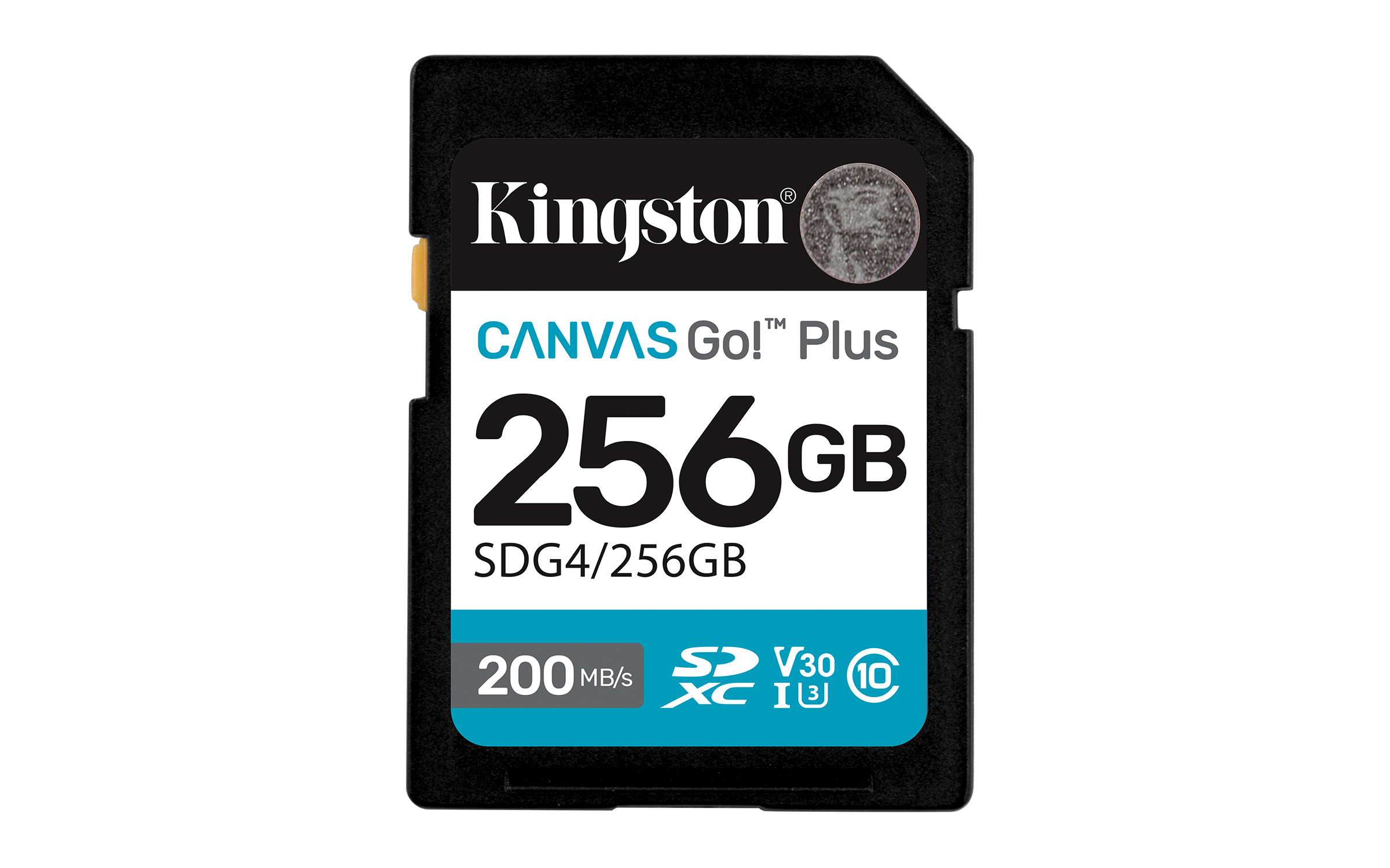KINGSTON MEMORIA 256GB SDXC CAN VAS GO PLUS GEN4 200MB S C10 UHS-I