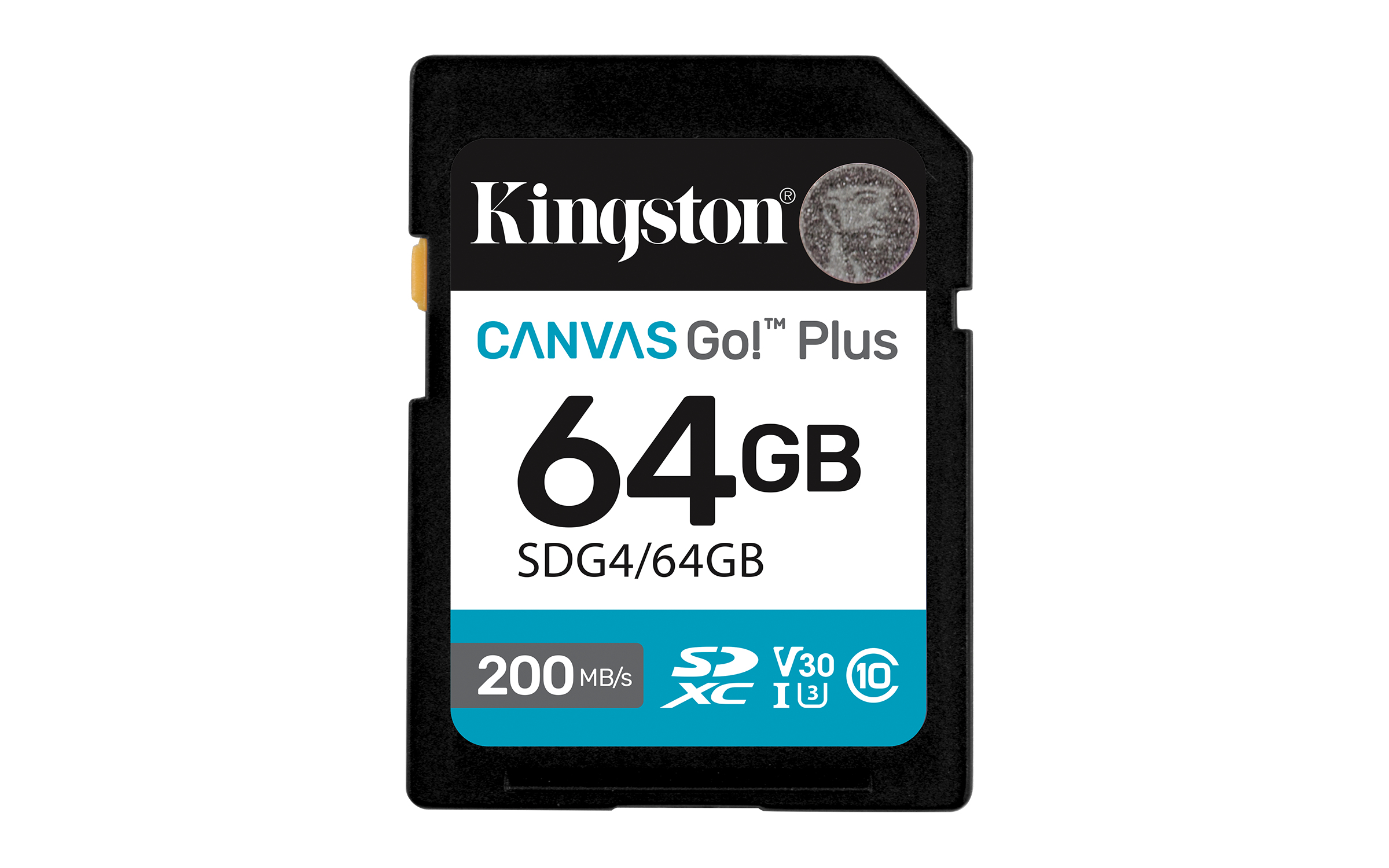 KINGSTON MEMORIA 64GB SDXC CANV AS GO PLUS GEN4 200MB S C10 UHS