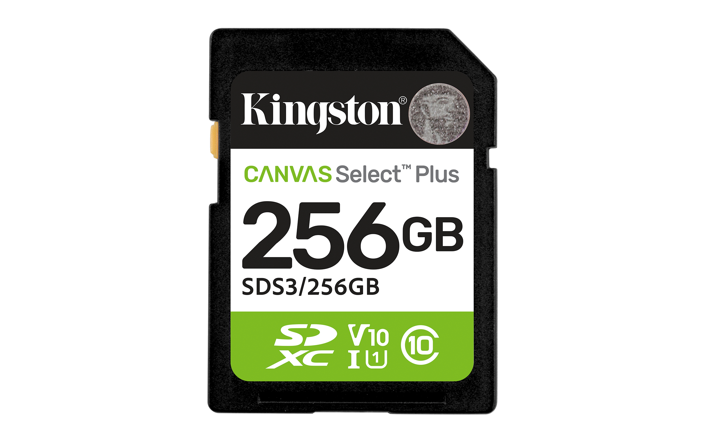 SDXC MEMORIA KINGSTON 256GB CANVAS SELECT PLUS GEN3 150MB/S C10