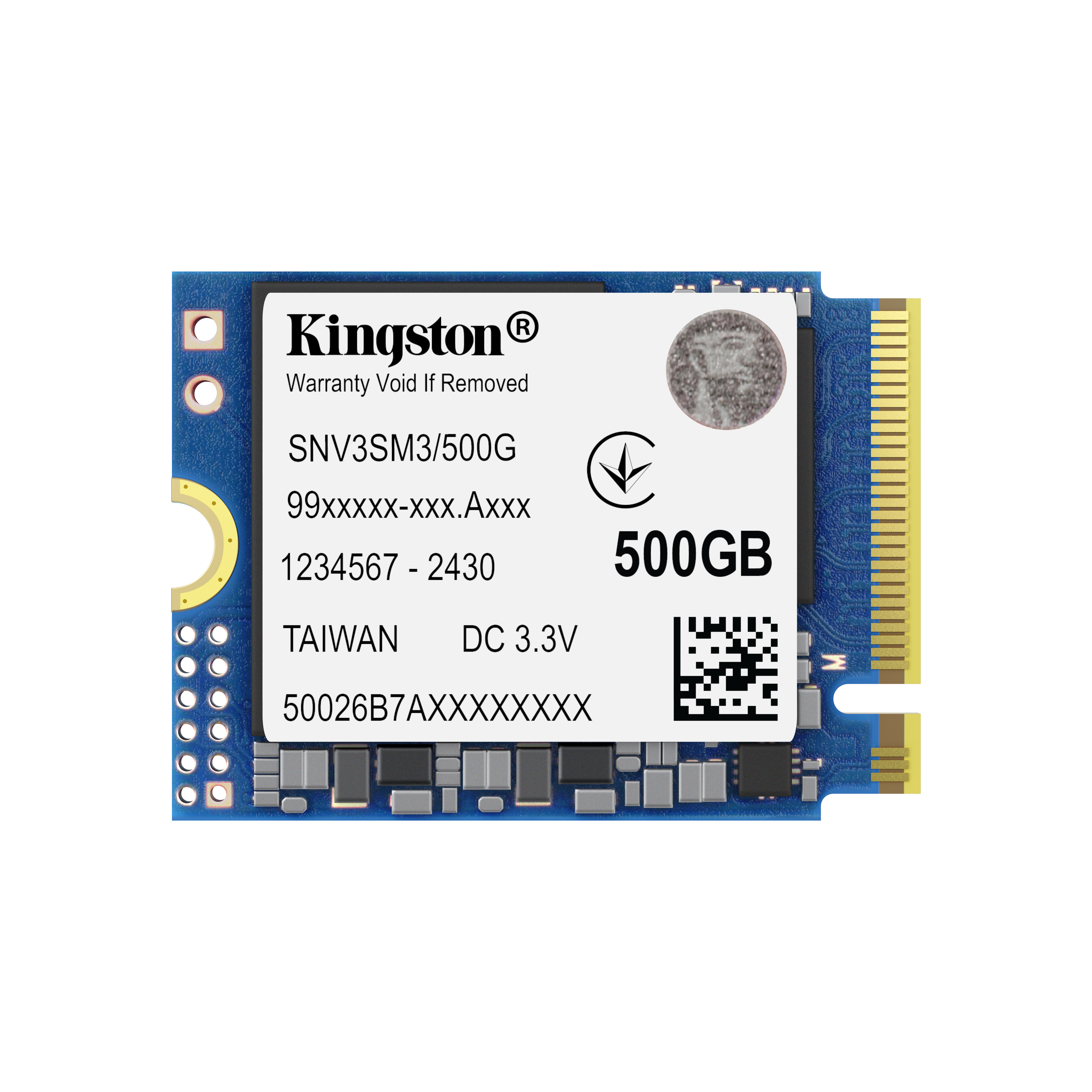 SSD SOLID STATE KINGSTON 500G NV3 M.2 2230 PCIE 4.0 NVME SSD