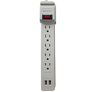 BARRA MULTICONTACTO SS550USB SUPRESOR DE PICOS 550JOULES
