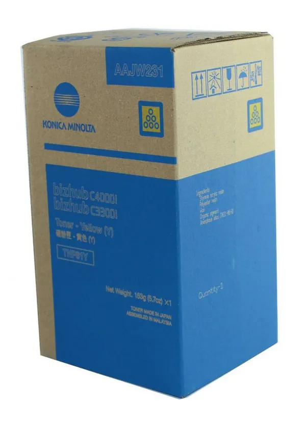 KONICA MINOLTA TONER AMARILLO BIZHUB C3300I 9K IMPRE 5 COBERTURA