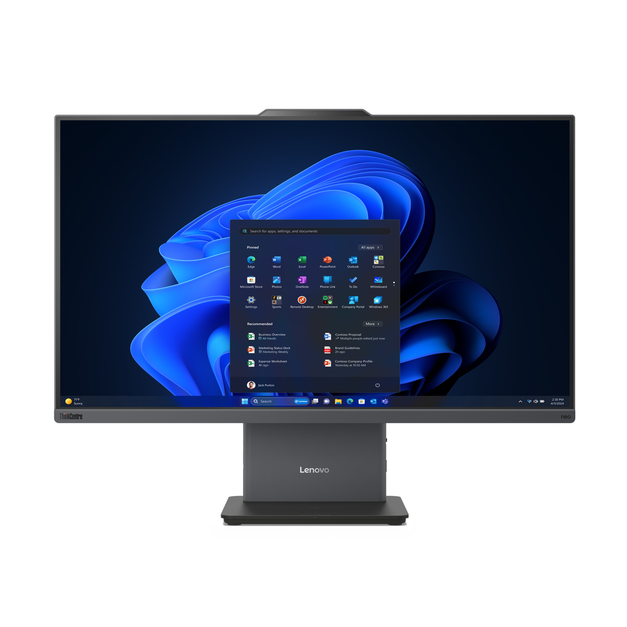 THINKCENTRE NEO55A 24 GEN6 RYZ EN7-250 16GB 1TB SSD 1YO WIN11PRO N
