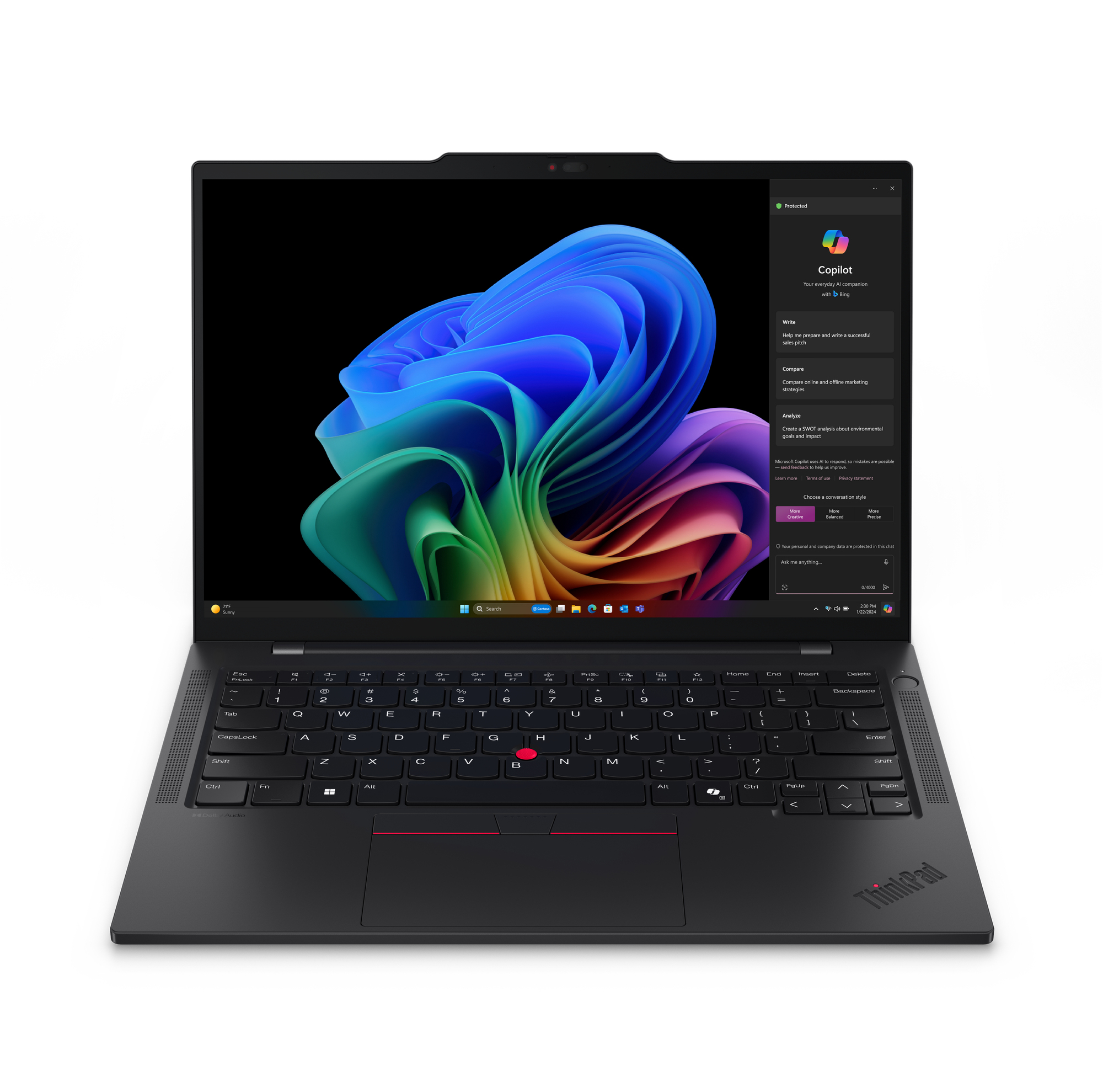 THINKPAD T14SG6 SNAPDRAGON X1E 78 100 45TOPS W11PRO 32GB 1TBSSD 3Y