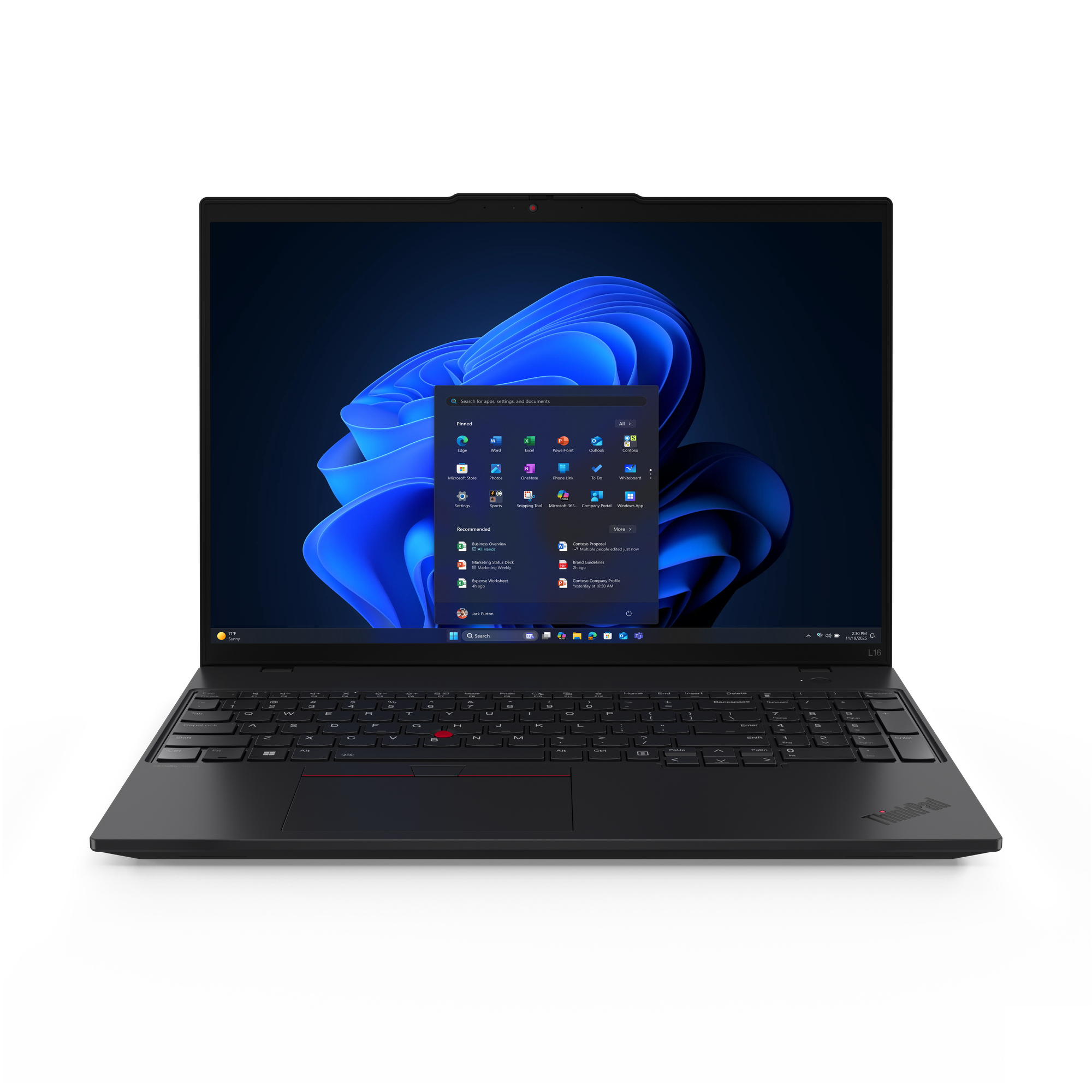THINKPAD L16 GEN 2 RYZEN 7 PRO 250 W11PRO 32GB 1TBSSD 3YP