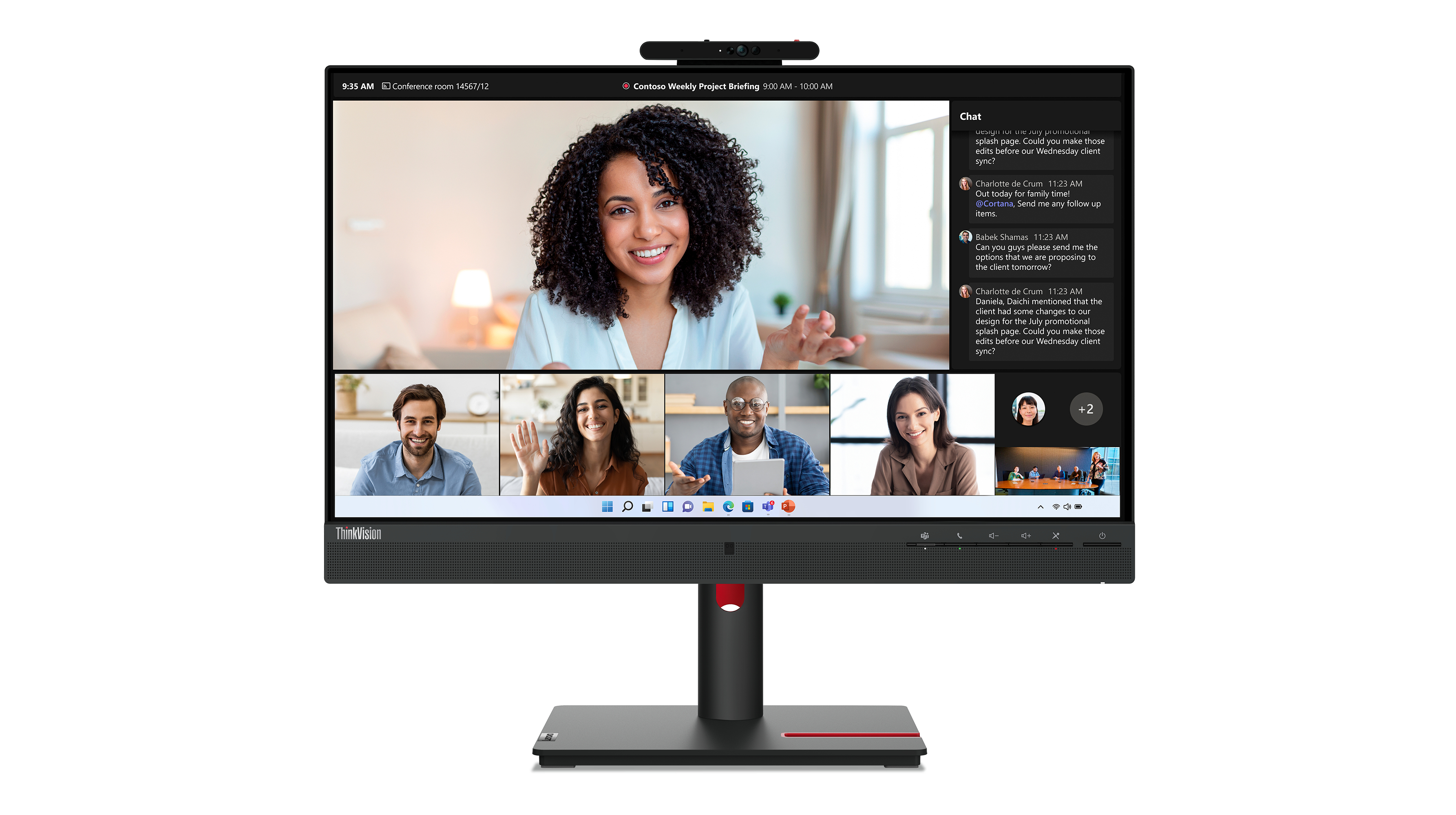 MONITOR LENOVO 23.8 T24MV-30 LED 23.8 FHD 1920X1080 IPS DISPLAY