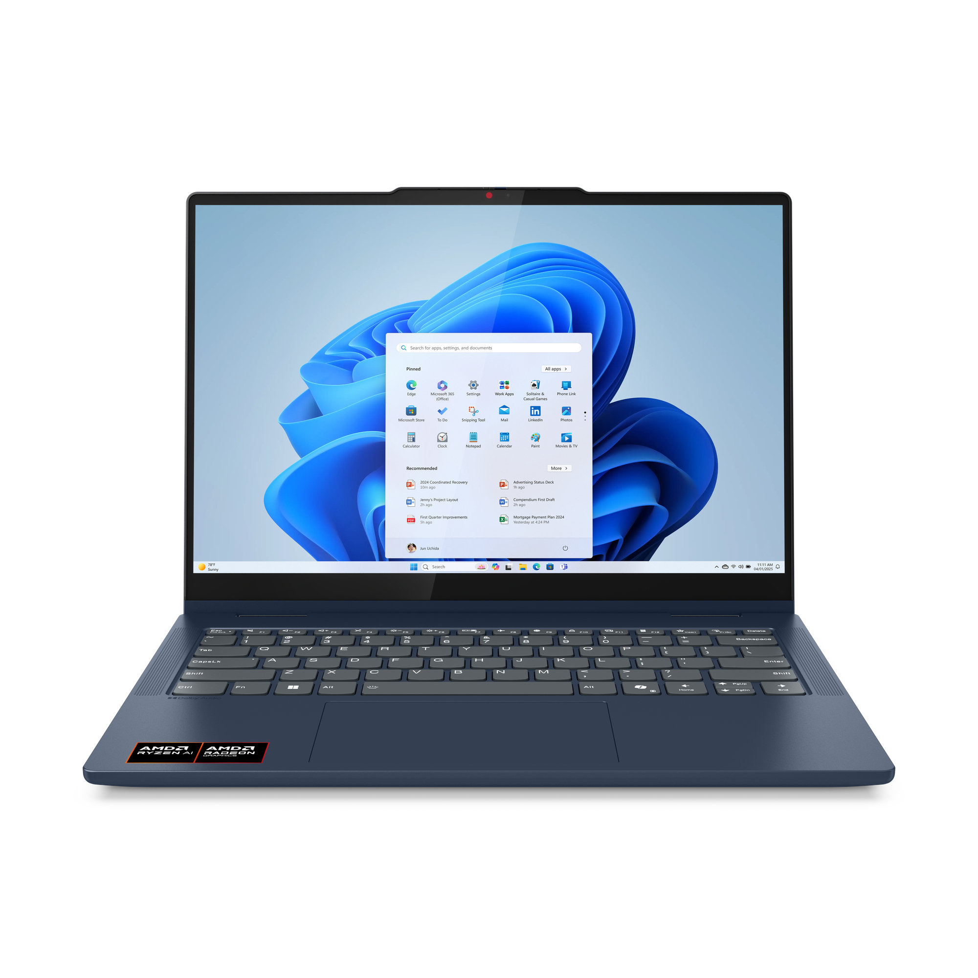 NB IDEAPAD5 14IN 2EN1 RYZEN7 350 AI 16GB 512GB W11H AZUL 1YO