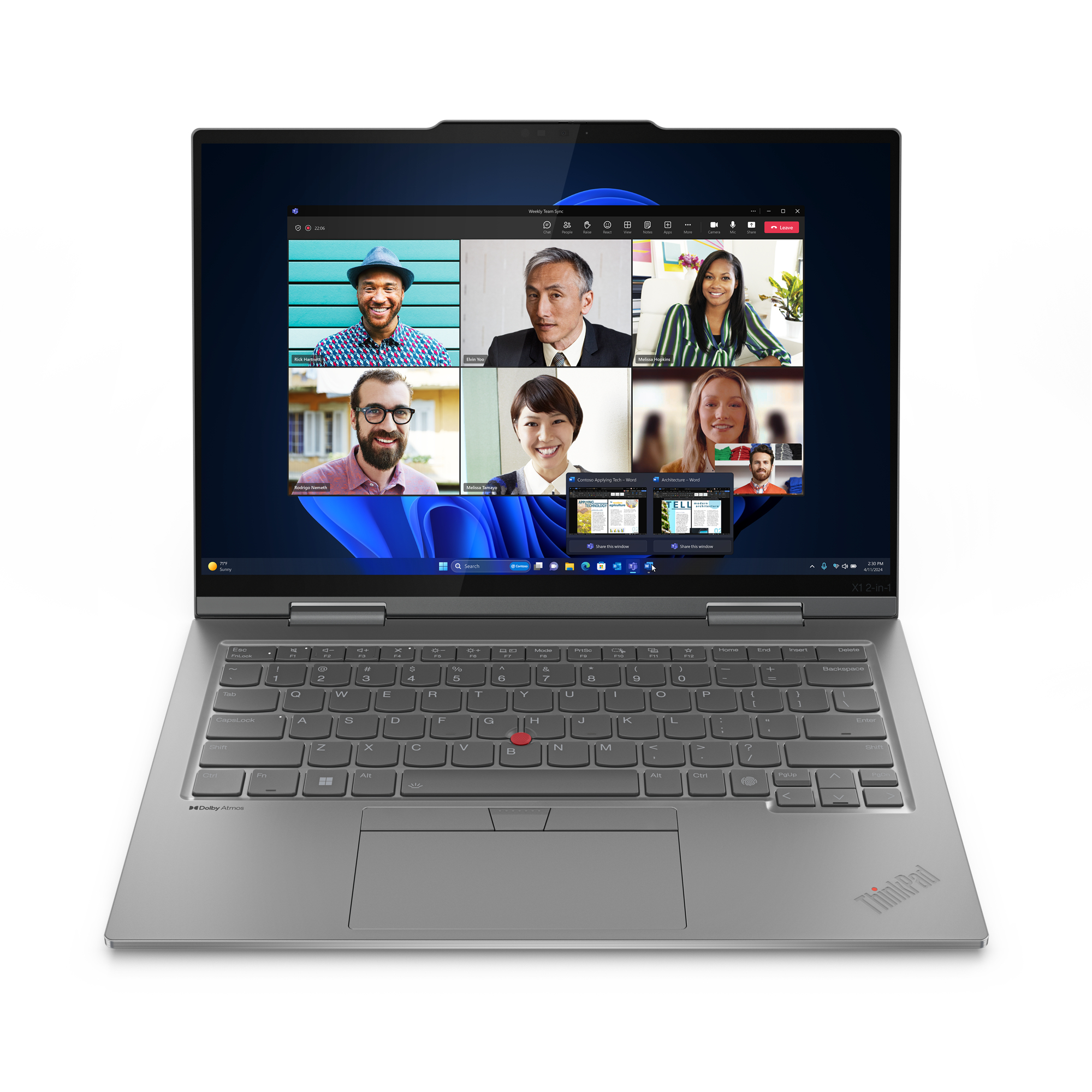 THINKPAD X1 2 IN 1 G9 CORE ULT RA 7 155H W11P 16GB 512GB SSD 3YP