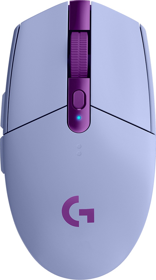 MOUSE LOGITECH G G305 LILAC INALAMBRICO LIGHTSPEED HERO 12K DPI