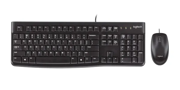 TECLADO/MOUSE LOGITECH MK120 NEGRO USB PC