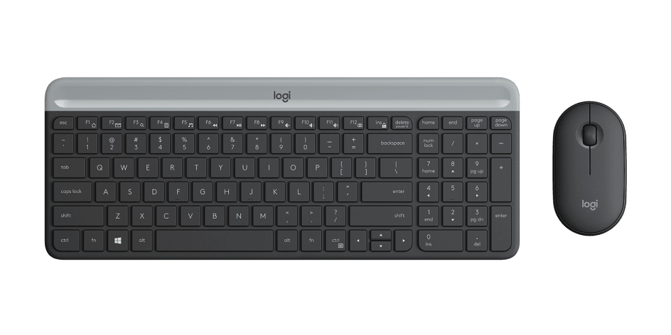 KIT TECLADO Y MOUSE INALAMBRIC SLIM MK470 MINIMALISTA MODERNO